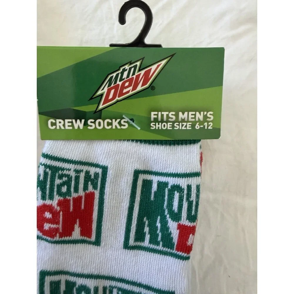 Novelty Theme 3 Pairs Adult 6-12 Red Hots Mountain Dew Hersheys Candy Fun Drink